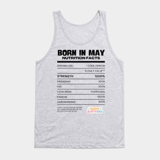 Born in may Tank Top